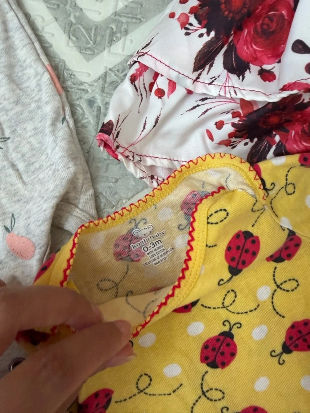 Carter's Baby Girl Mix & Match Set - Yellow, Pink, Red, Gray, Floral bundles